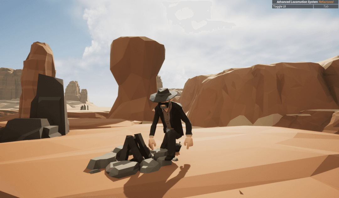 trainhead High noon heist game development screenshot