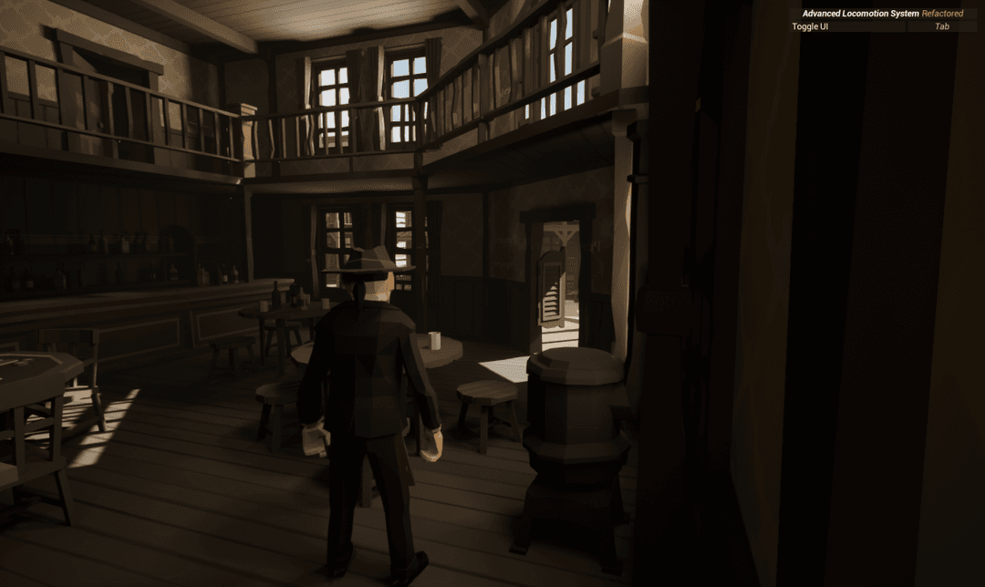 trainhead High noon heist game development screenshot